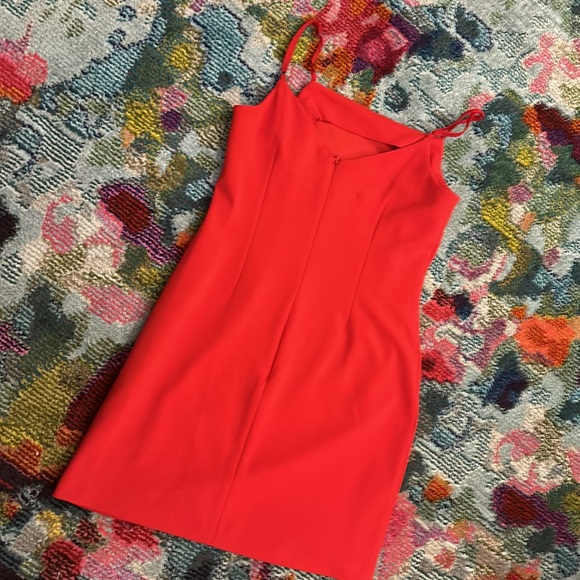 1. State Red Spaghetti strap mini dress - Picture 5 of 7